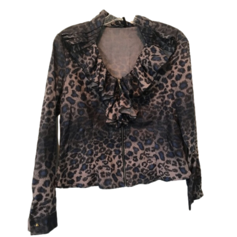Animal Print Lapis Shirt